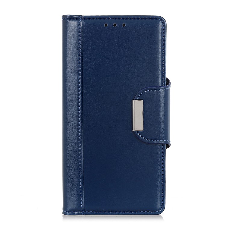 Wallet Leather Stand Case for LG W10 - Blue-2