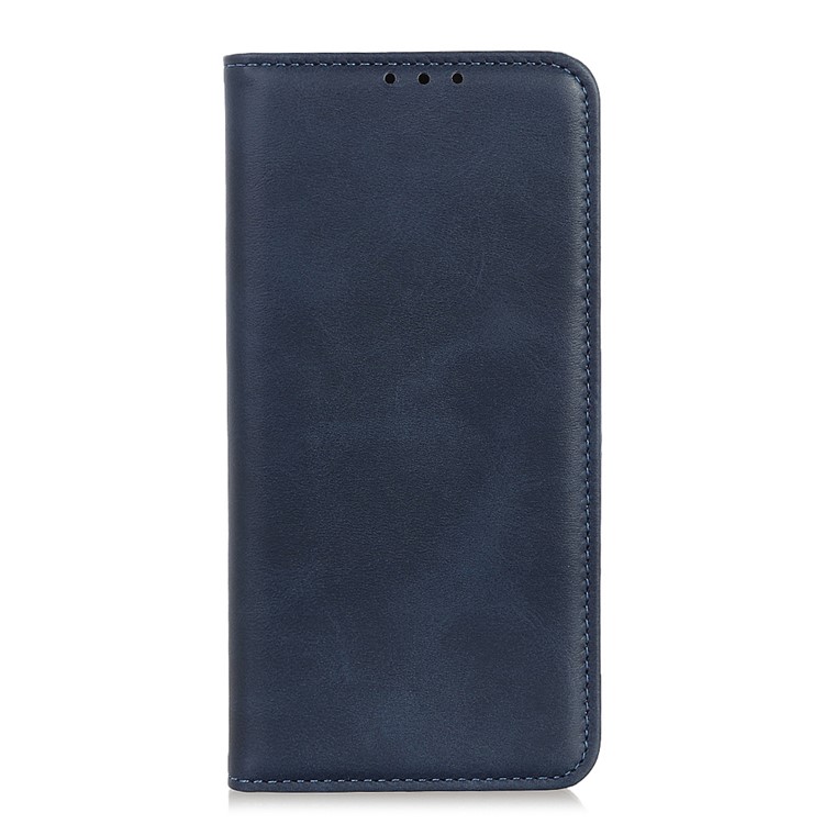 Embalagem Magnética Do Telefone Da Carteira Do Suporte Do Couro Do Plutônio Para O LG W10 - Azul-2