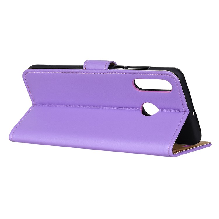 For LG W10 Wallet Leather Stand Phone Case Cover - Purple-7