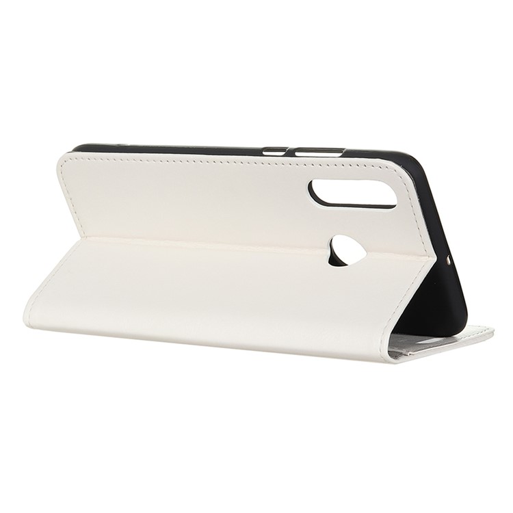 Leather Wallet Stand Shell Case for LG W10 - White-11