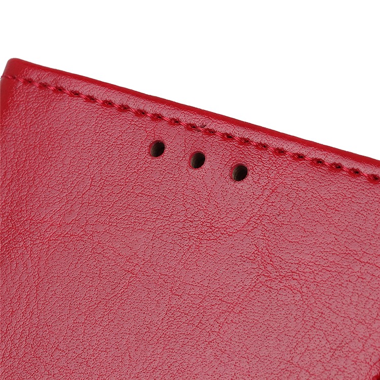 Custodia A Portafoglio In Pelle Custodia Per LG W10 - Rosso-5