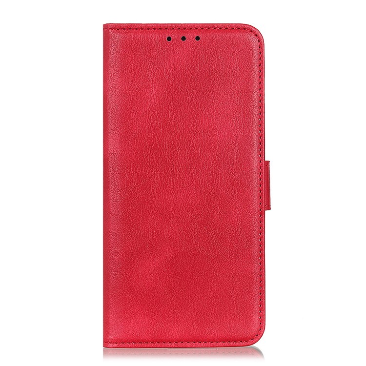 Wallet Stand Leather Phone Cover Case for LG W10 - Red-2