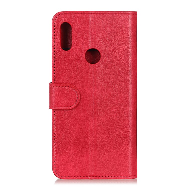 Wallet Stand Leather Phone Cover Case for LG W10 - Red-6