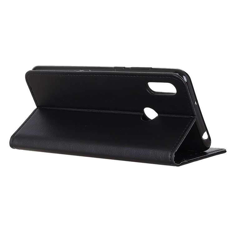 Wallet Stand Leather Phone Cover Case for LG W10 - Black-4