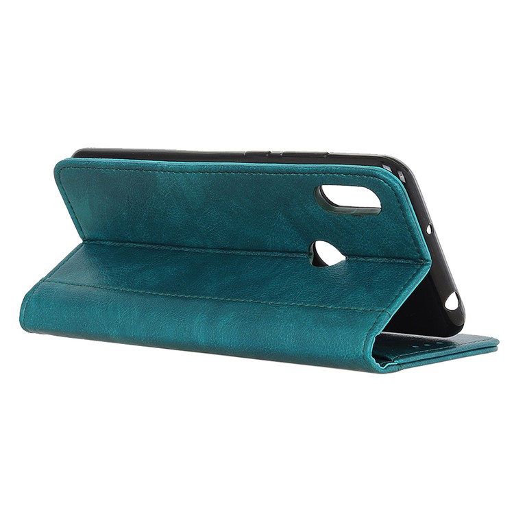 Auto-absorbed Litchi Texture Split Leather Phone Cover for LG W10 - Green-8