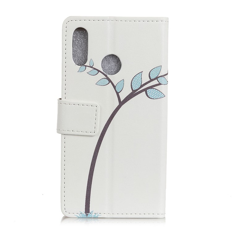 Printing Style PU Leather Wallet Stand Phone Shell for LG W10 - Two Owls-2