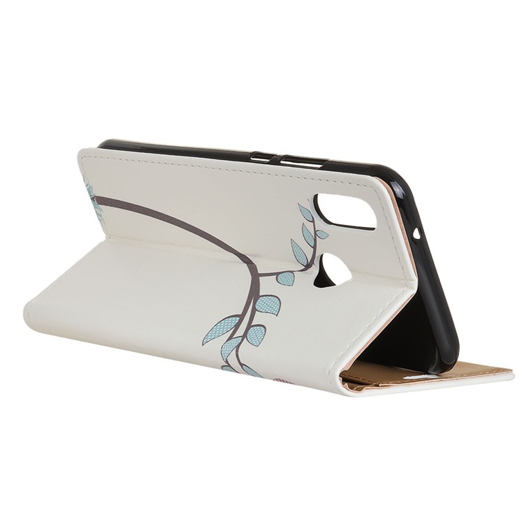 Printing Style PU Leather Wallet Stand Phone Shell for LG W10 - Two Owls-3