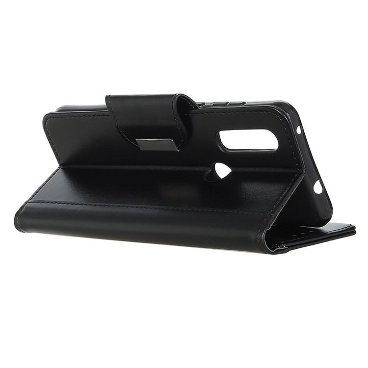 Etui Portefeuille Pour LG W30 PU Leather Etui Support Sangle Magnétique Double Face - Noir-2