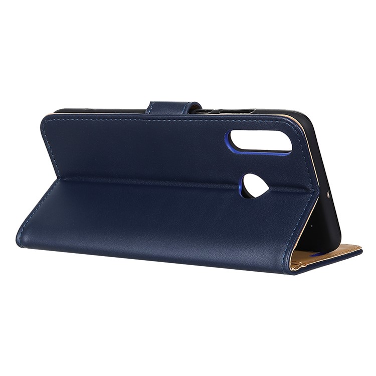 Wallet Leather Stand Case for LG W30 - Blue-8