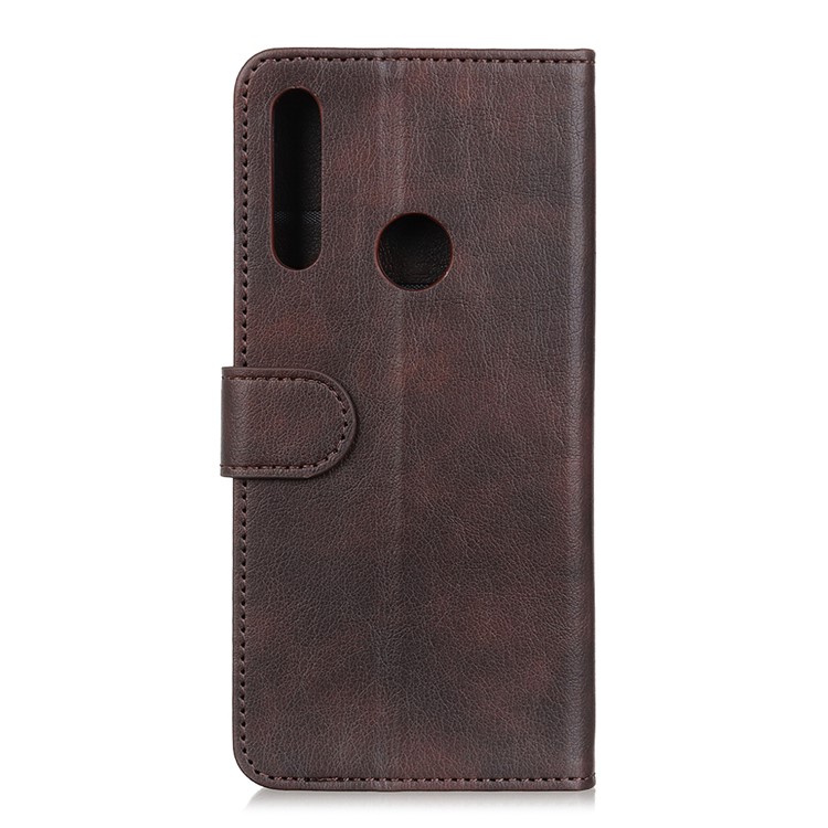 Stand Leather Wallet Phone Case for LG W3 - Coffee-3