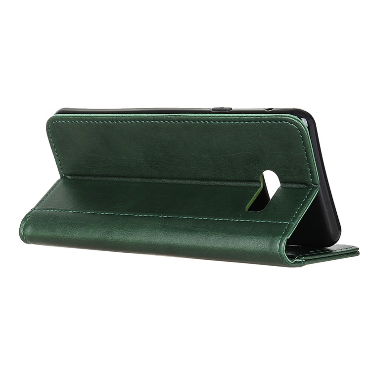 Wallet Leather Stand Case for LG G8X ThinQ - Green-11