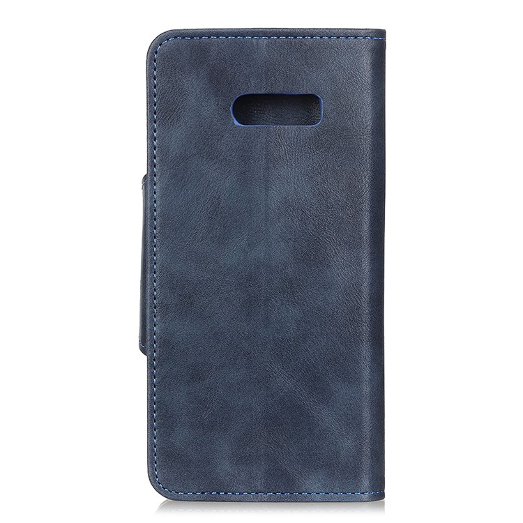 Wallet Leather Stand Case for LG G8X ThinQ - Blue-10