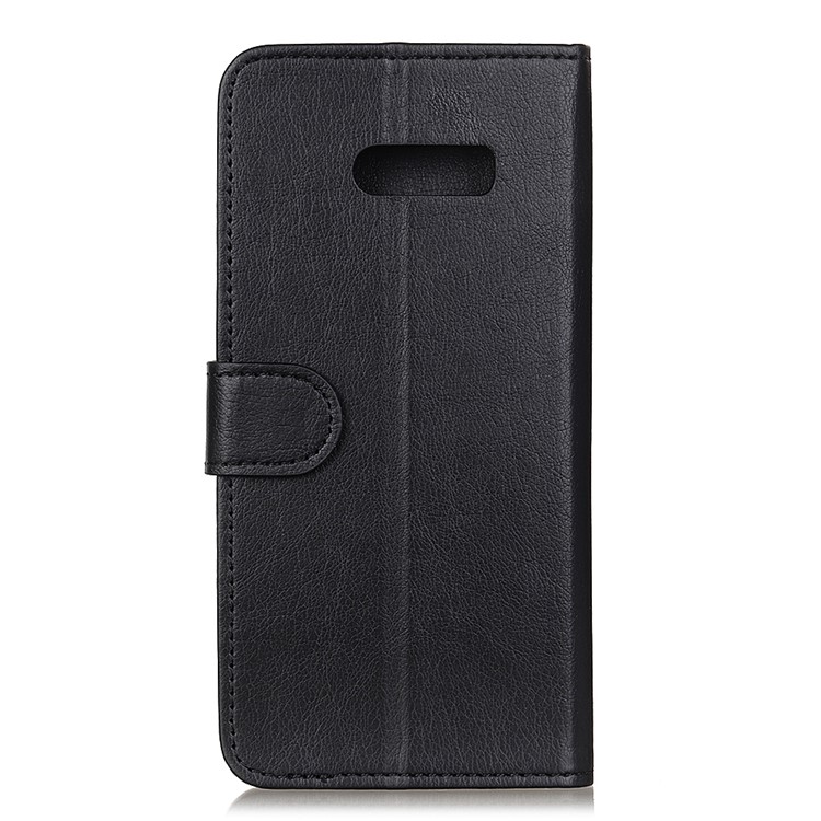 Couro Com Caso De Concha Fecho Para LG G8x Thinq - Preto-6