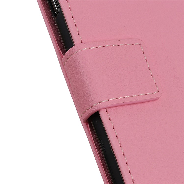 Support En Cuir Porte-monnaie Pour LG G8X THINQ - Rose-4