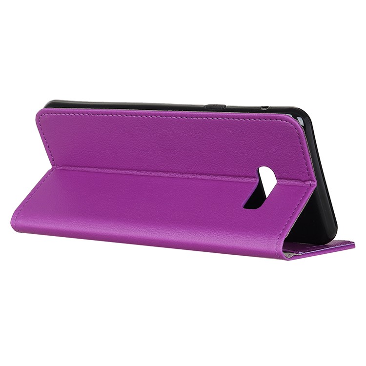 Wallet Leather Stand Case for LG G8X ThinQ - Purple-4