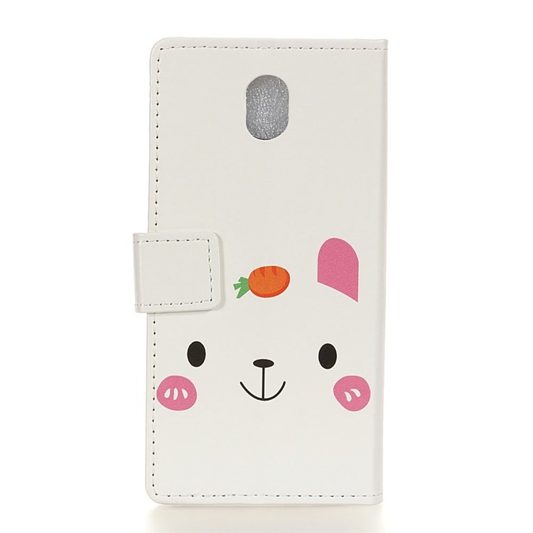Pattern Printing Leather Wallet Phone Casing for LG K30 (2019) - Cartoon Pattern-2