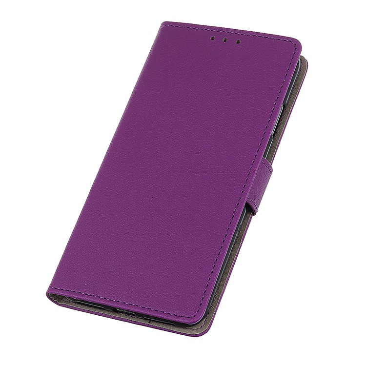 Leather Wallet Stand Phone Case Cover for LG K20 (2019) - Purple-7