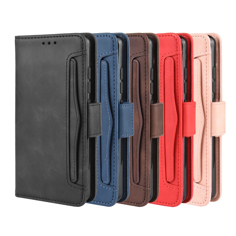 Wallet Leather Stand Phone Cover Case for LG K20 (2019) - Black-15