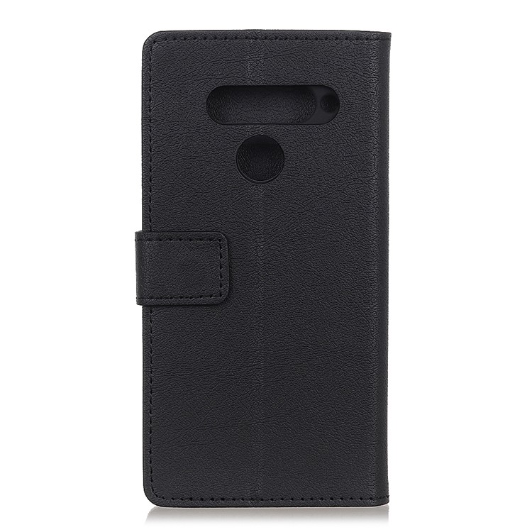 Wallet Leather Stand Case for LG K50S - Black-2