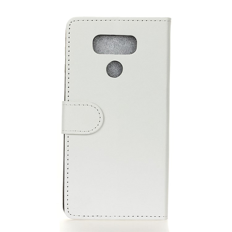 Wallet Stand Leather Cell Mobile Phone Cover Case for LG K40S - White-1