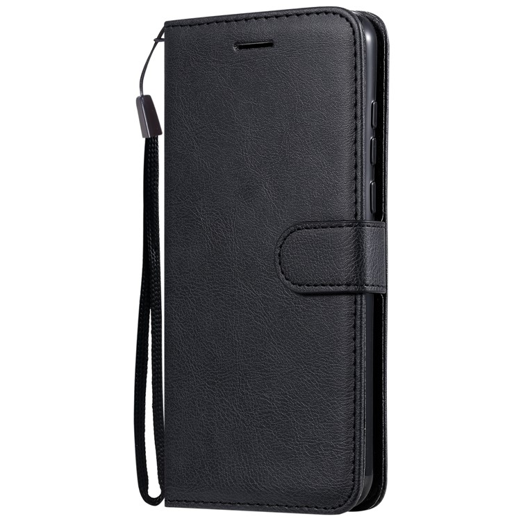 Wallet Leather Stand Case for LG W30 - Black-4