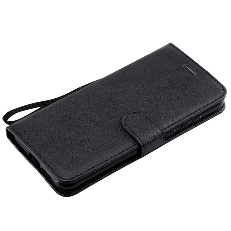 Wallet Leather Stand Case for LG W30 - Black-7