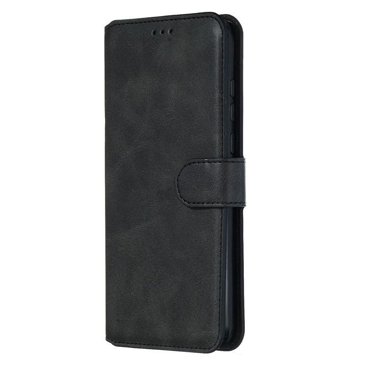 Classic Wallet Leather Stand Phone Cover for LG W30 - Black-5