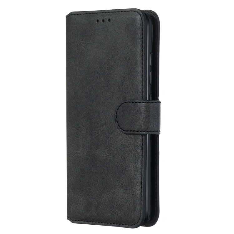 Wallet Stand Flip Leather Phone Case for LG K20 (2019) - Black-3