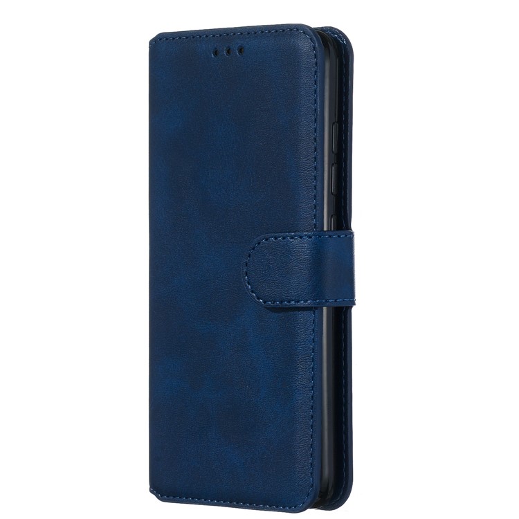 Wallet Stand Flip Leather Phone Case for LG K20 (2019) - Blue-4