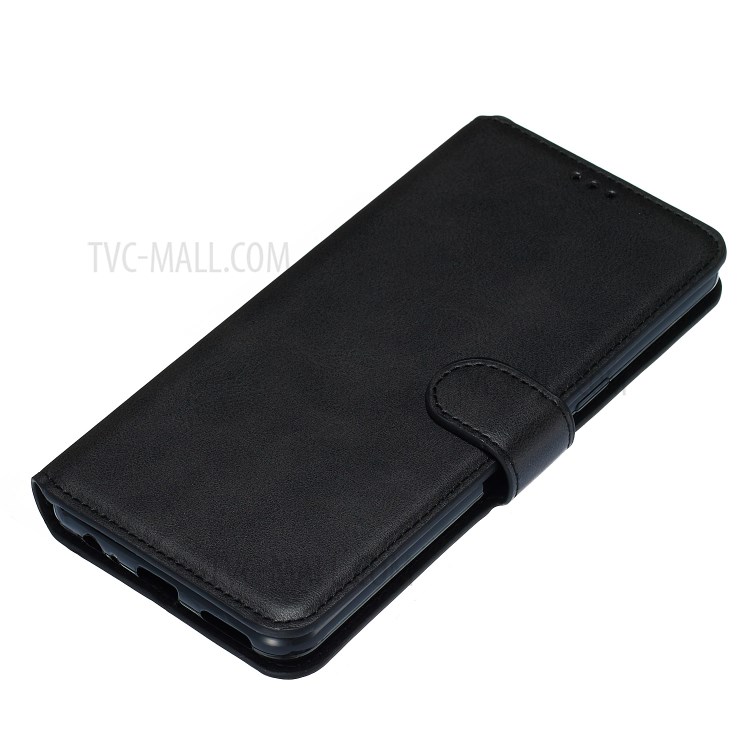 Wallet Leather Stand Case for LG K50S - Black-5
