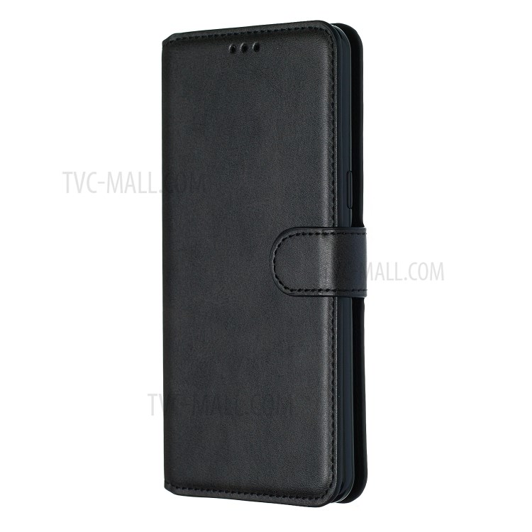 Wallet Leather Stand Case for LG K50S - Black-7