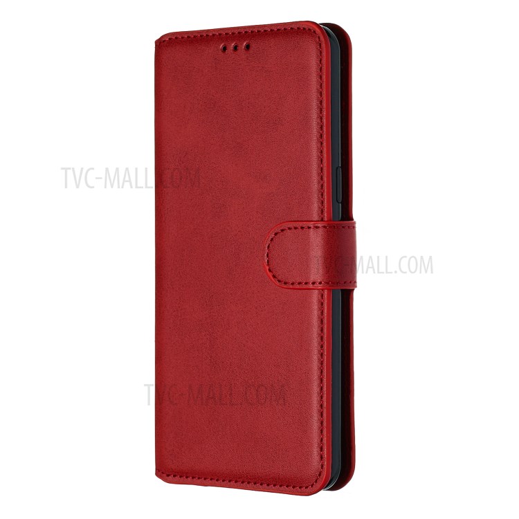 Wallet Leather Stand Case for LG K50S - Red-7