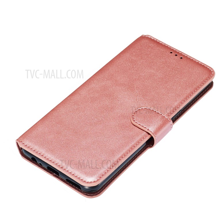 Wallet Leather Stand Case for LG K50S - Rose Gold-5