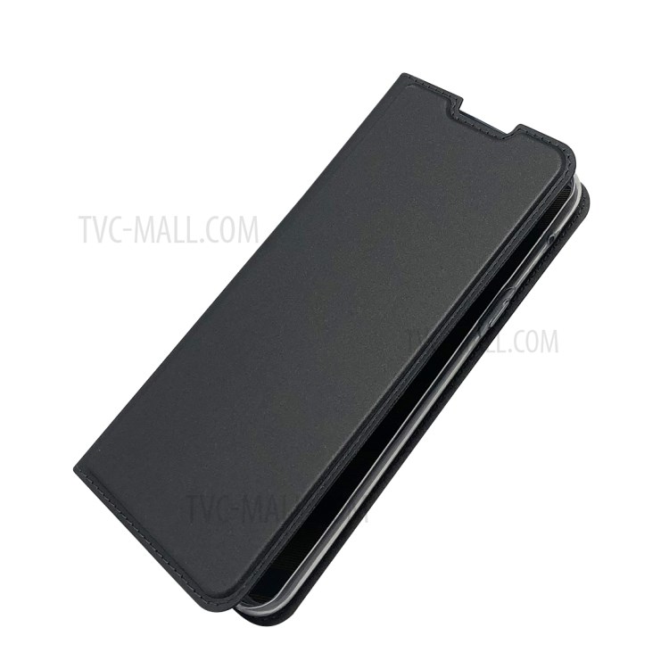 Magnetic Closure Leather with Card Holder Case for LG V50S /LG G8X ThinQ - Black-6