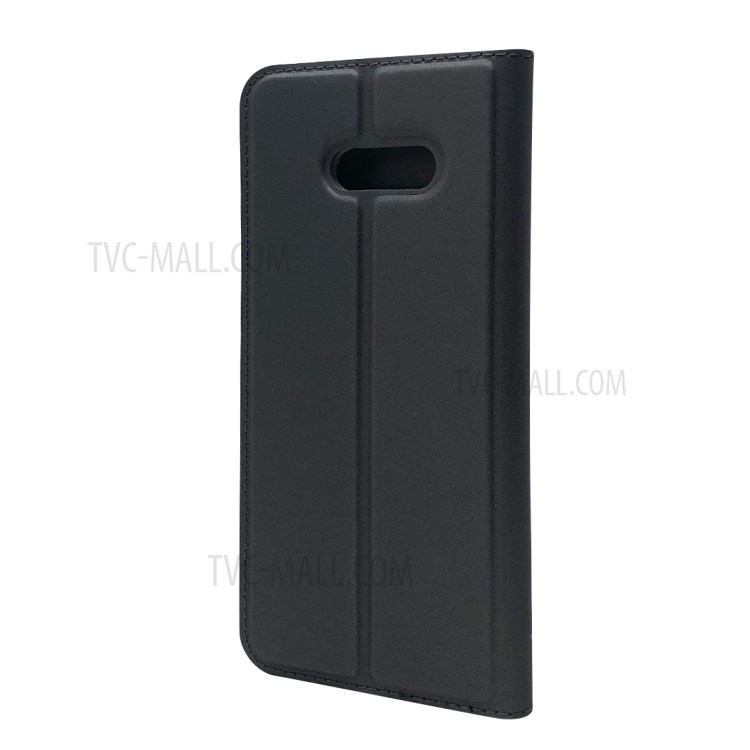 Magnetic Closure Leather with Card Holder Case for LG V50S /LG G8X ThinQ - Black-9