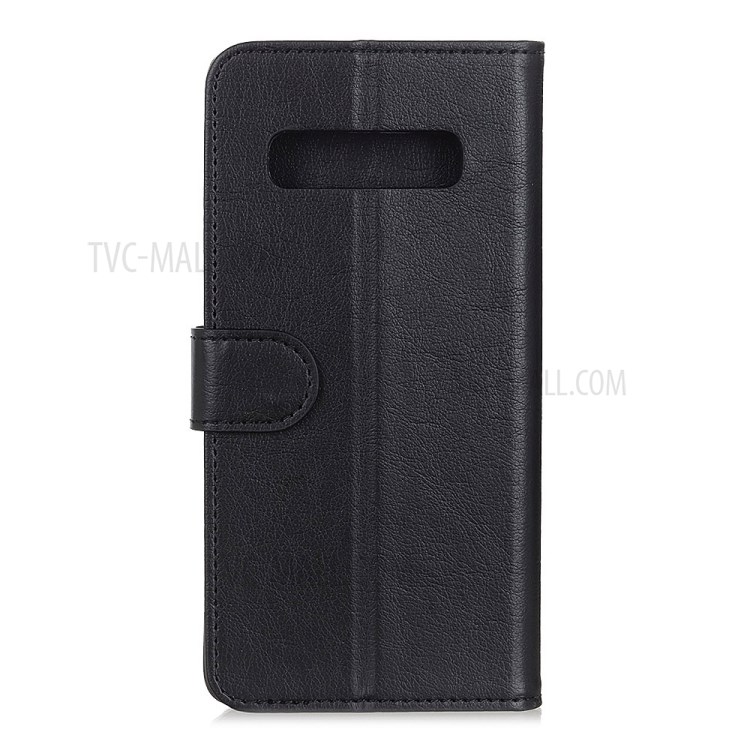 Litchi Skin Stylish Wallet Stand Leather Mobile Shell for LG V60 ThinQ 5G - Black-6