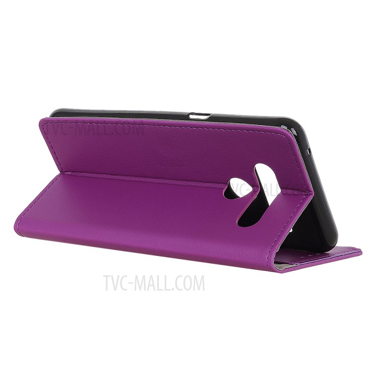Magnetic Leather Stand Case for LG K61 - Purple-5