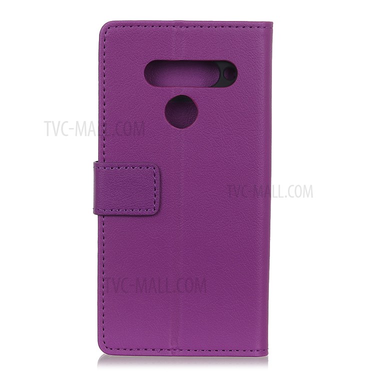 Magnetic Leather Stand Case for LG K61 - Purple-6