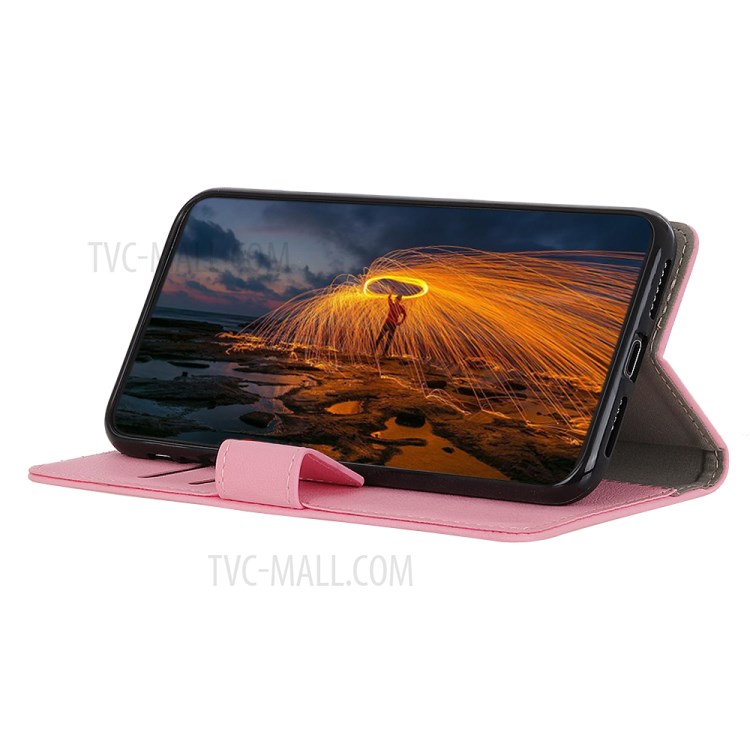 Il Caso Del Basamento Di Cuoio Magnetico Per LG K61 - Rosa-2
