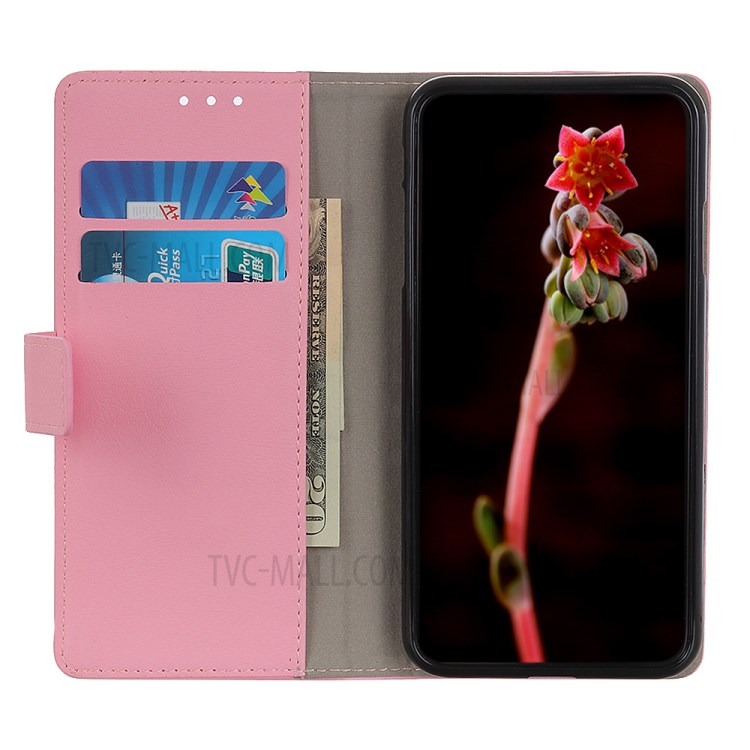Il Caso Del Basamento Di Cuoio Magnetico Per LG K61 - Rosa-3