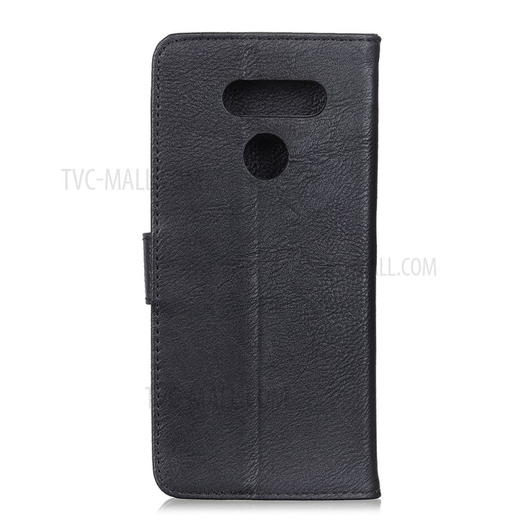 KHAZNEH Wallet Leather Stand Case for LG K61 - Black-2