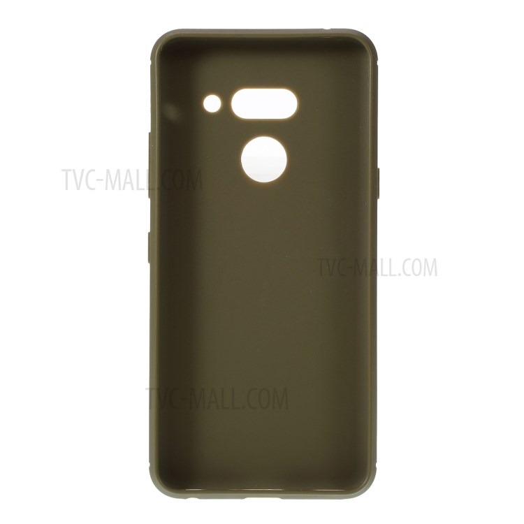 Anti-drop TPU Carbon Fiber Series Cover for LG G8 ThinQ - Green-3