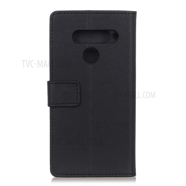 PU Leather Wallet Stand Phone Cover Shell for LG K41S - Black-2