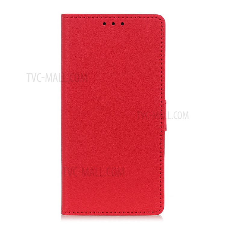 PU Leather Wallet Stand Phone Cover Shell for LG K41S - Red-2