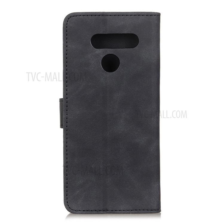 Cassa Del Raccoglitore Di Khazneh Stile Vintage In Pelle Per LG K51S / K41S - Nero-8