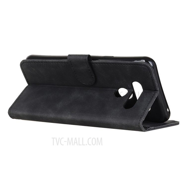 Cassa Del Raccoglitore Di Khazneh Stile Vintage In Pelle Per LG K51S / K41S - Nero-9
