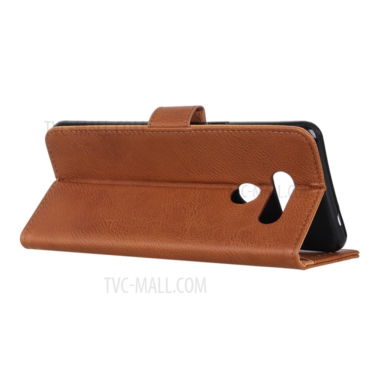 KHAZNEH Wallet Leather Stand Case for LG K51S/K41S - Brown-9