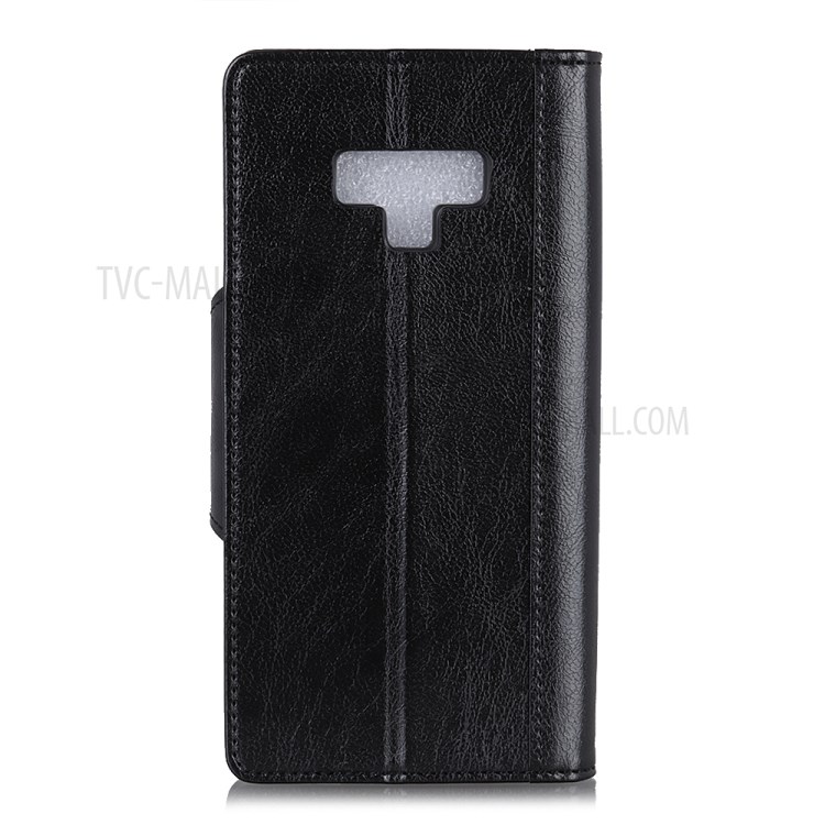 Protection Textured PU Leather Wallet Case Cover for LG Stylo 6 - Black-2