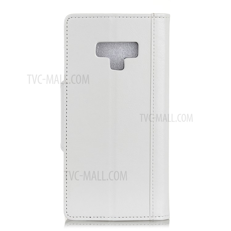 Protection Textured PU Leather Wallet Case Cover for LG Stylo 6 - White-2