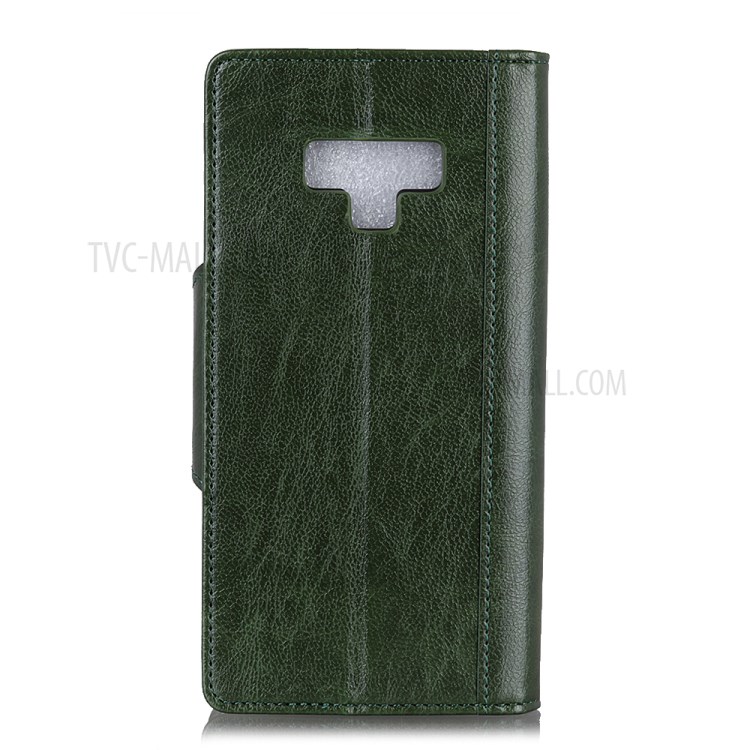 Protection Textured PU Leather Wallet Case Cover for LG Stylo 6 - Green-2
